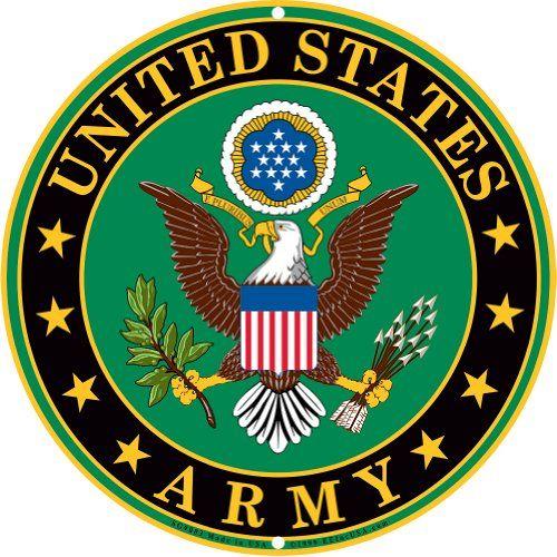 Military Branch Logo - Amazon.com: Army Military Logo Aluminum Metal Sign - US Service ...