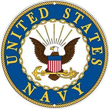Military Branch Logo - Amazon.com: Navy Military Logo Aluminum Sign - US Service Branch ...