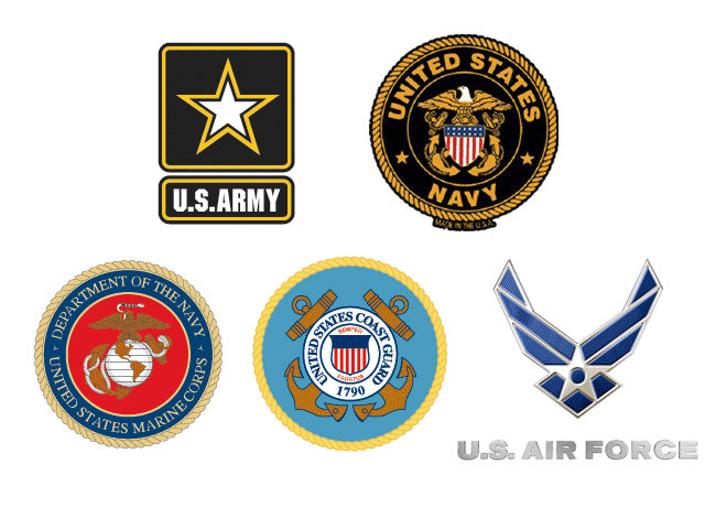 Military Branch Logo - Choosing the right Military branch for you!. ARMED FORCES & MORE