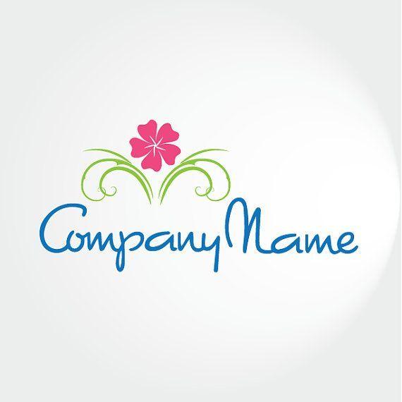 Flower Company Logo - Pink Flower Company Logo Design Available for