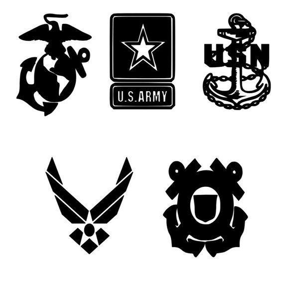 Military Branch Logo - Military branch logo by LilRedsDecalsAndMore on Etsy | For the Home ...