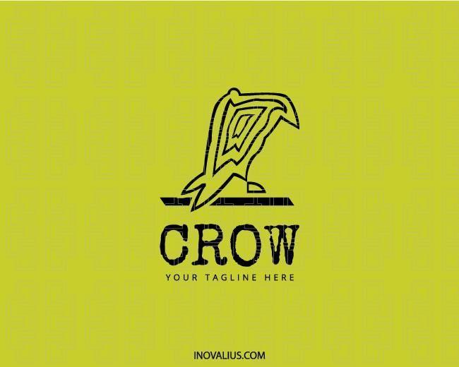 Crow Film Logo - Crow Logo | Misc. | Pinterest | Logos, Logo design and Animal logo