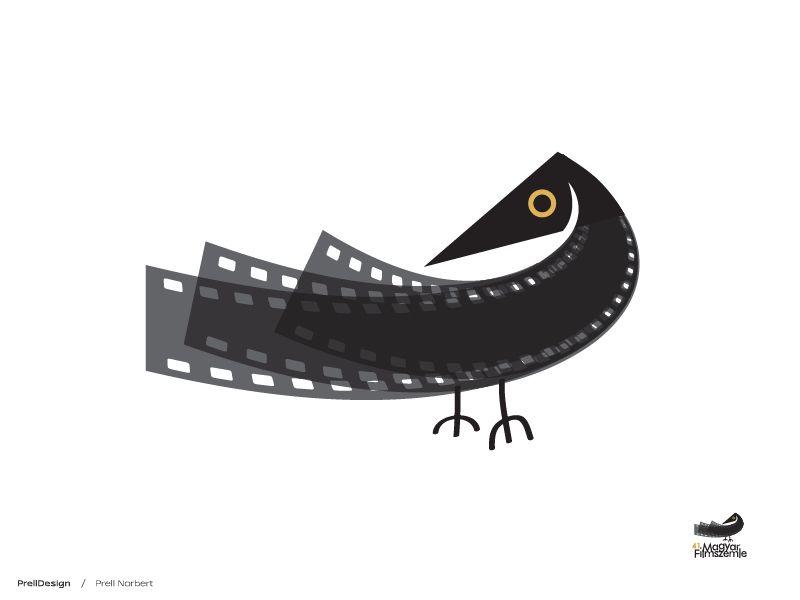 Crow Film Logo - Hungarian Film Fest - Crow by Norbert Prell | Dribbble | Dribbble