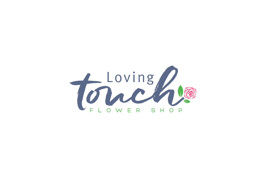 Flower Company Logo - Bold, Traditional, Florist Logo Design for Loving Touch Flower Shop ...