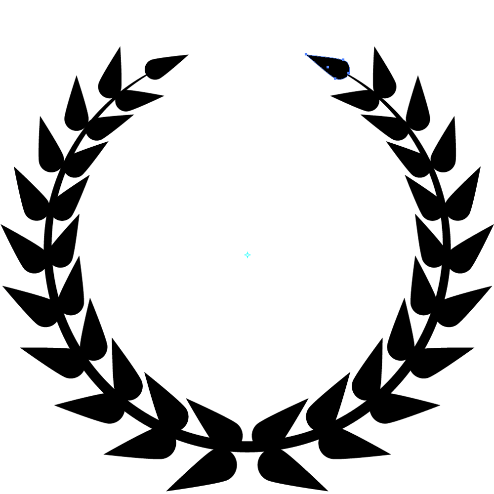 Curved Leaf Logo - Olive Branch Tutorial
