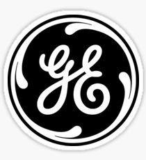 Small General Electric Logo - General Electric Stickers