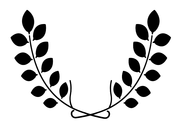 Curved Leaf Logo - adobe illustrator leaf shape and grains with minimal
