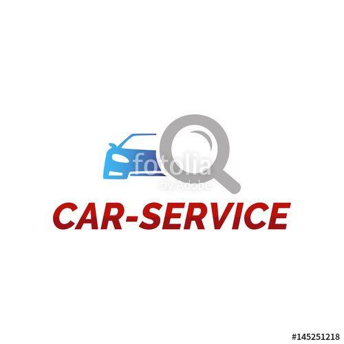 Auto Sales & Service Logo - Vector logo template for car service and repair, car wash or site ...