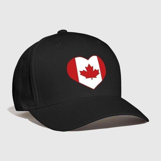 Curved Leaf Logo - Canada Heart Embroidery Customized Handmade Maple Leaf Love Patriot ...