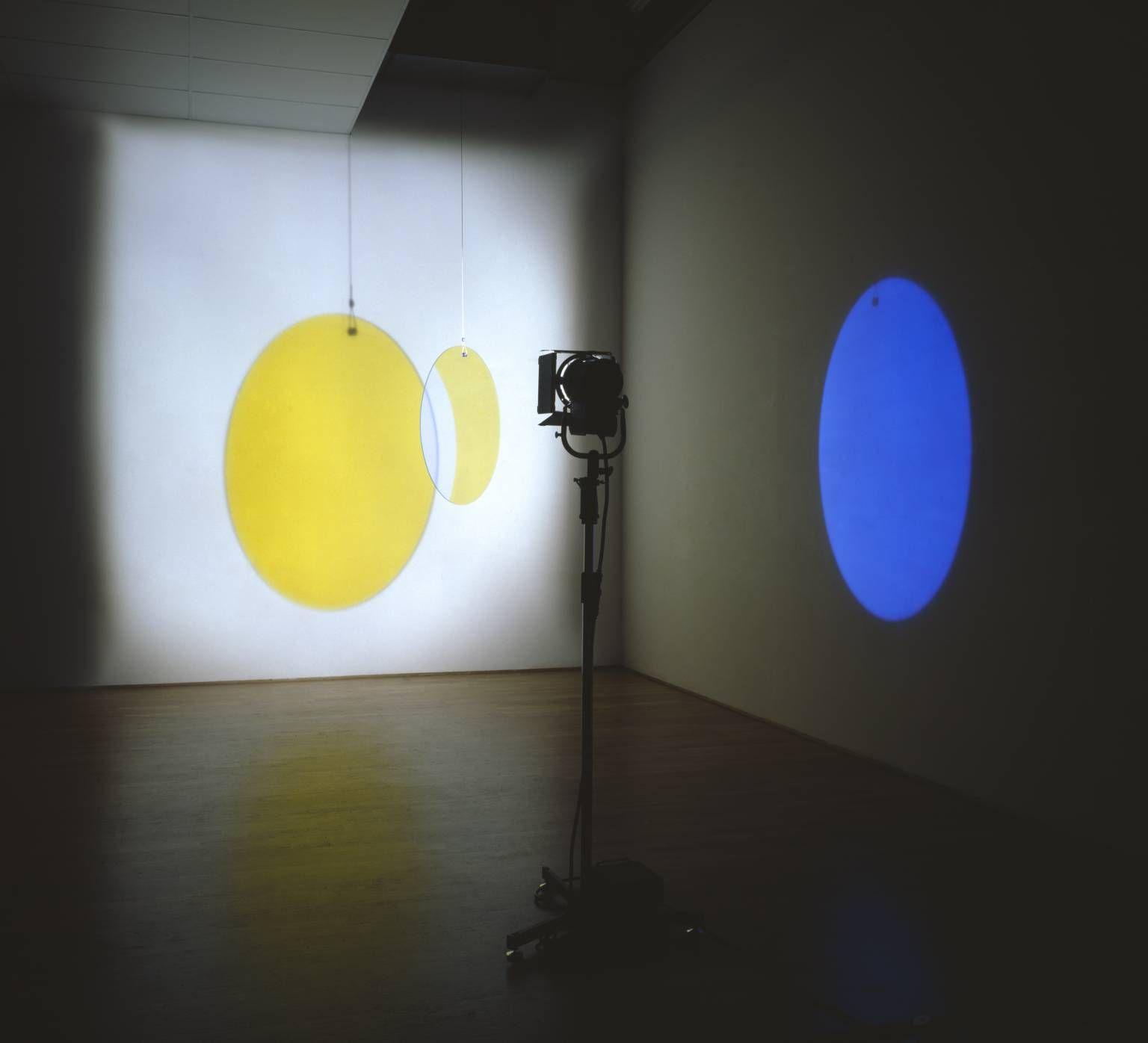 Blue and Yellow Circle Logo - Yellow versus Purple', Olafur Eliasson, 2003