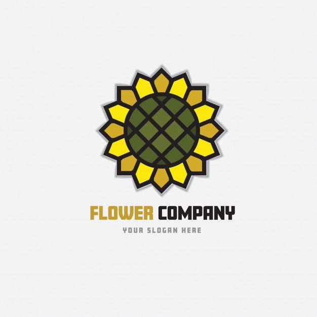 Flower Company Logo - Flower company logo design Vector | Premium Download