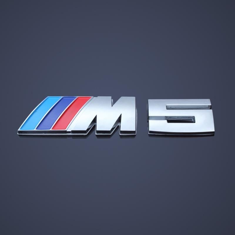BMW M5 Logo - Blue Dark Blue Red Logo Badge Trunk Auto Emblem Sticker Decal For ...
