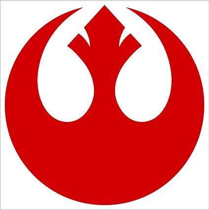 Rebel Logo - Rebel Alliance Decal Sticker A1463 Red