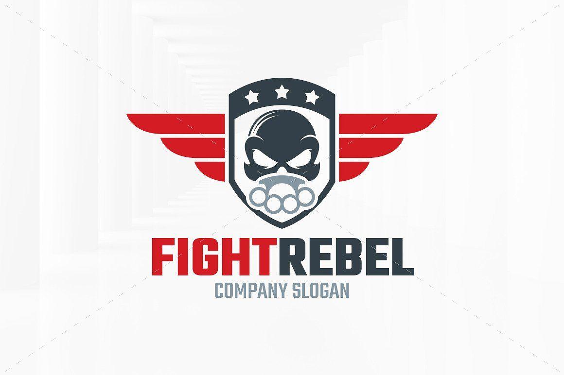 Rebel Logo - Fight Rebel Logo Template Logo Templates Creative Market