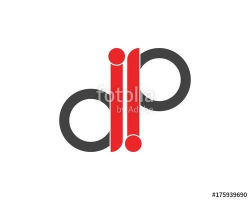 Business Letter Logo - D P Business letter logo design template