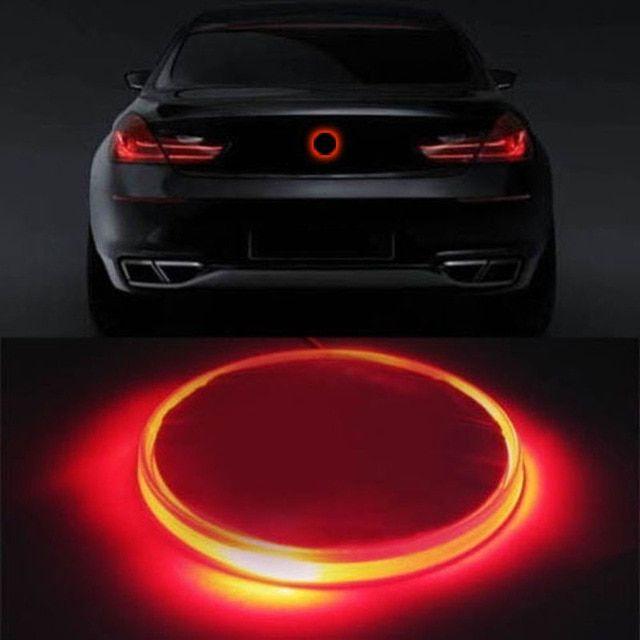 Red BMW Logo - New High Quality 1Pc Red LED Light Car Decal Sticker Logo Badge ...