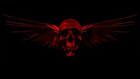 Black and Red Skull Logo - red skull - Other & Abstract Background Wallpapers on Desktop Nexus ...