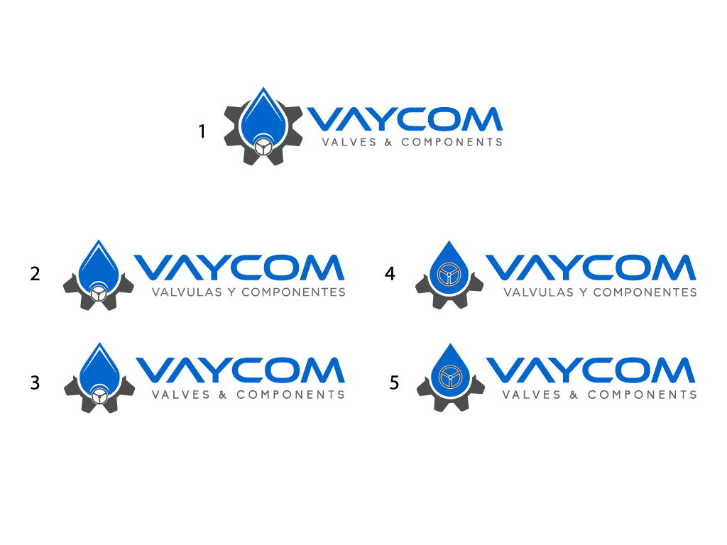 Spanish Company Logo - Serious, Modern, It Company Logo Design for VAYCOM - VALVULAS Y ...