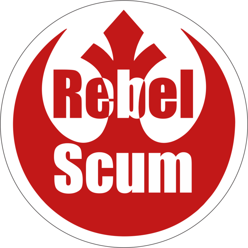 Rebel Logo - Star Wars Rebel Scum Logo inch Sticker. Tactical Gear Junkie