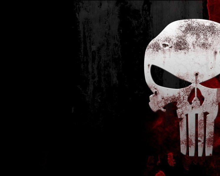 Black and Red Skull Logo - The Punisher, Black, Red, Skull HD Wallpaper / Desktop and Mobile