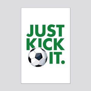 Funny Soccer Logo - Funny Soccer Posters - CafePress
