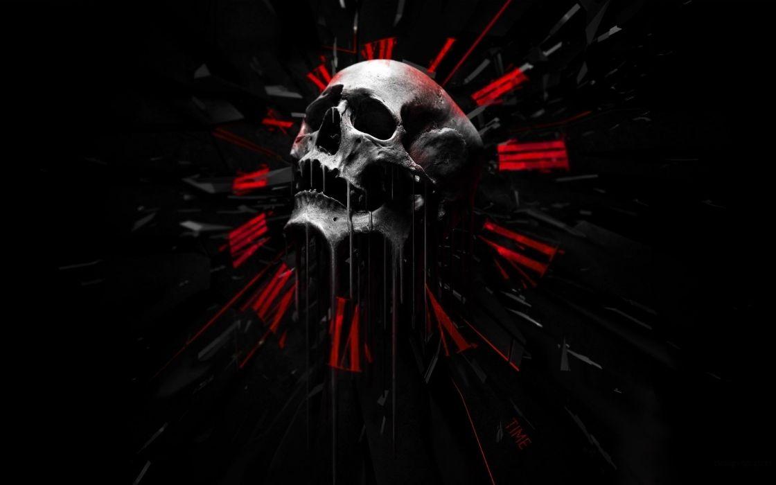 Black and Red Skull Logo - SKULLS - dark abstract black red wallpaper | 1920x1200 | 698376 ...