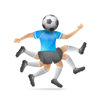 Funny Soccer Logo - Logo Design - Dribbler - Turbomilk