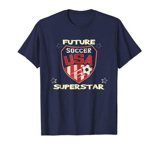 Funny Soccer Logo - Amazon.com: Funny USA Future Soccer Superstar for boys USA Logo ...