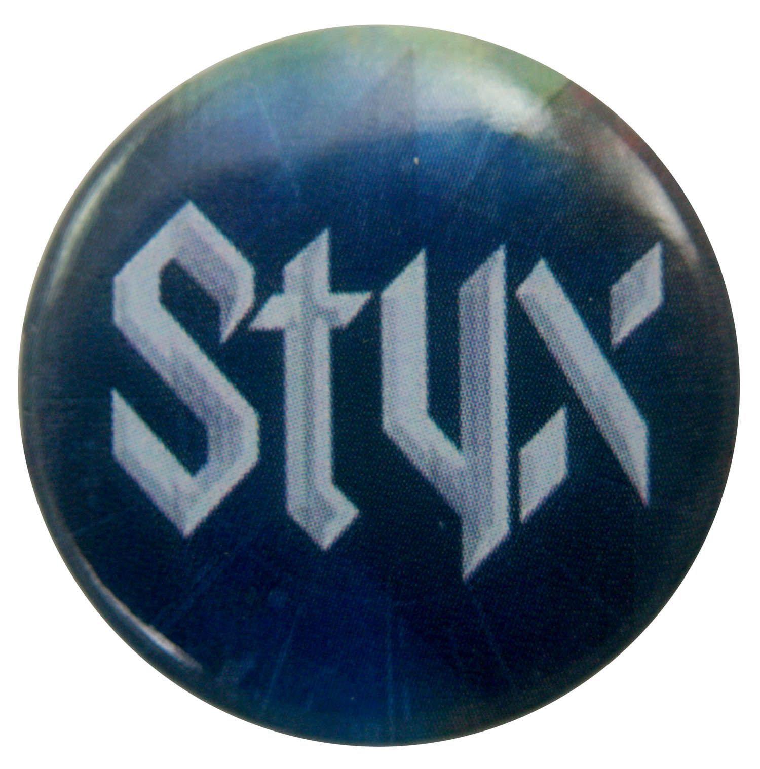 Styx Logo - Styx - Logo Blue Button Badge