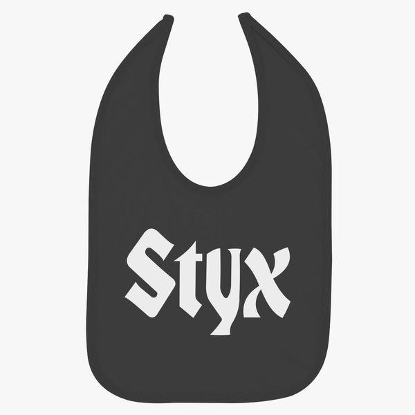 Styx Logo - Styx Band Logo Baby Bib | Kidozi.com