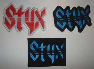 Styx Logo - STYX Embroidered PATCH Foreigner Cheap Trick Journey Night