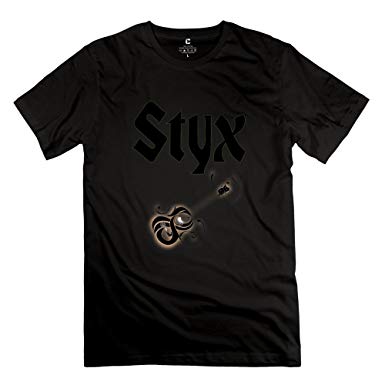 Styx Logo - Amazon.com: Men Styx Logo Custom Retro RoyalBlue T Shirt by RRG2G ...