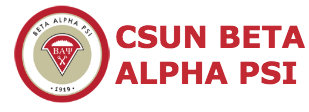 Beta Alpha Psi Logo - Calendar & Point Tracker – CSUN Beta Alpha Psi