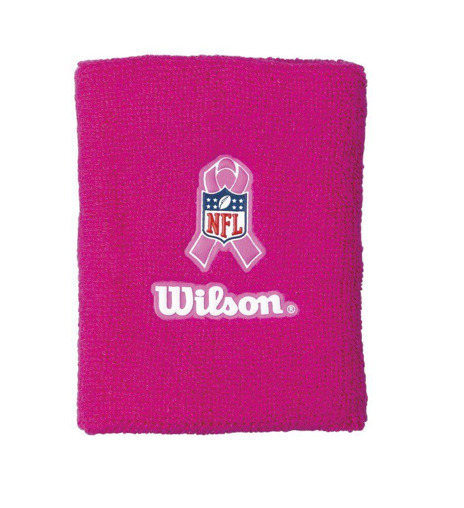 NFL BCA Logo - Amazon.com : Wilson Wristbands With Nfl Bca Logo Pink, 2 Inch