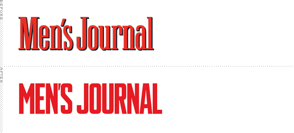 Men's Journal Logo - Brand New: Men's Journal Gets Manlier