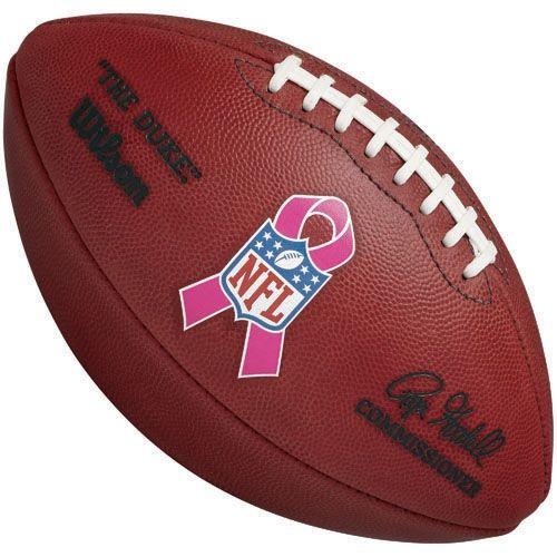 NFL BCA Logo - Patriots Official NFL Pink Ribbon BCA Football. FOOTBALL