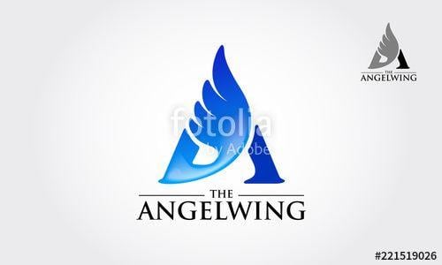 Unusual Company Logo - Business corporate letter A logo design vector. Angel wing vector