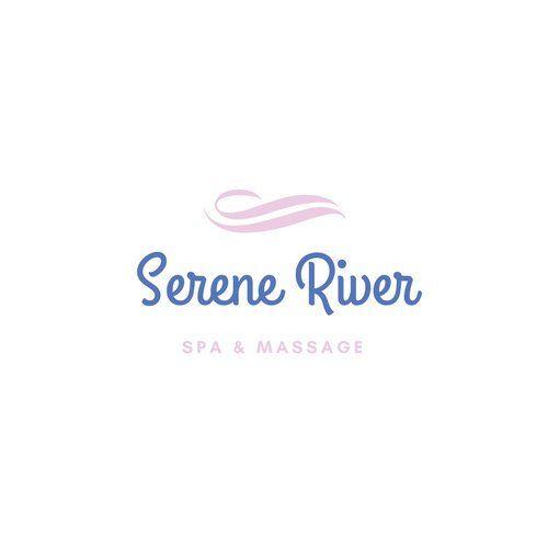 Blue and Pink Logo - Blue and Pink Swirls Massage Logo