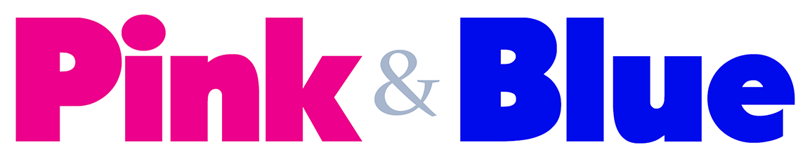 Blue and Pink Logo - Pink & Blue