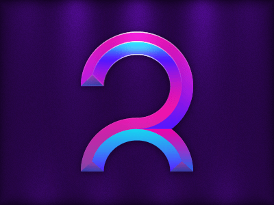 Purple and Blue Logo - Purple / Pink / Blue Logo by Robert Padbury | Dribbble | Dribbble