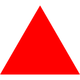 Red Triangle Shape Logo - Red triangle icon - Free red shape icons