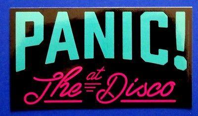 Blue and Pink Logo - PANIC AT THE DISCO blue and pink logo STICKER decal a fever you cant ...