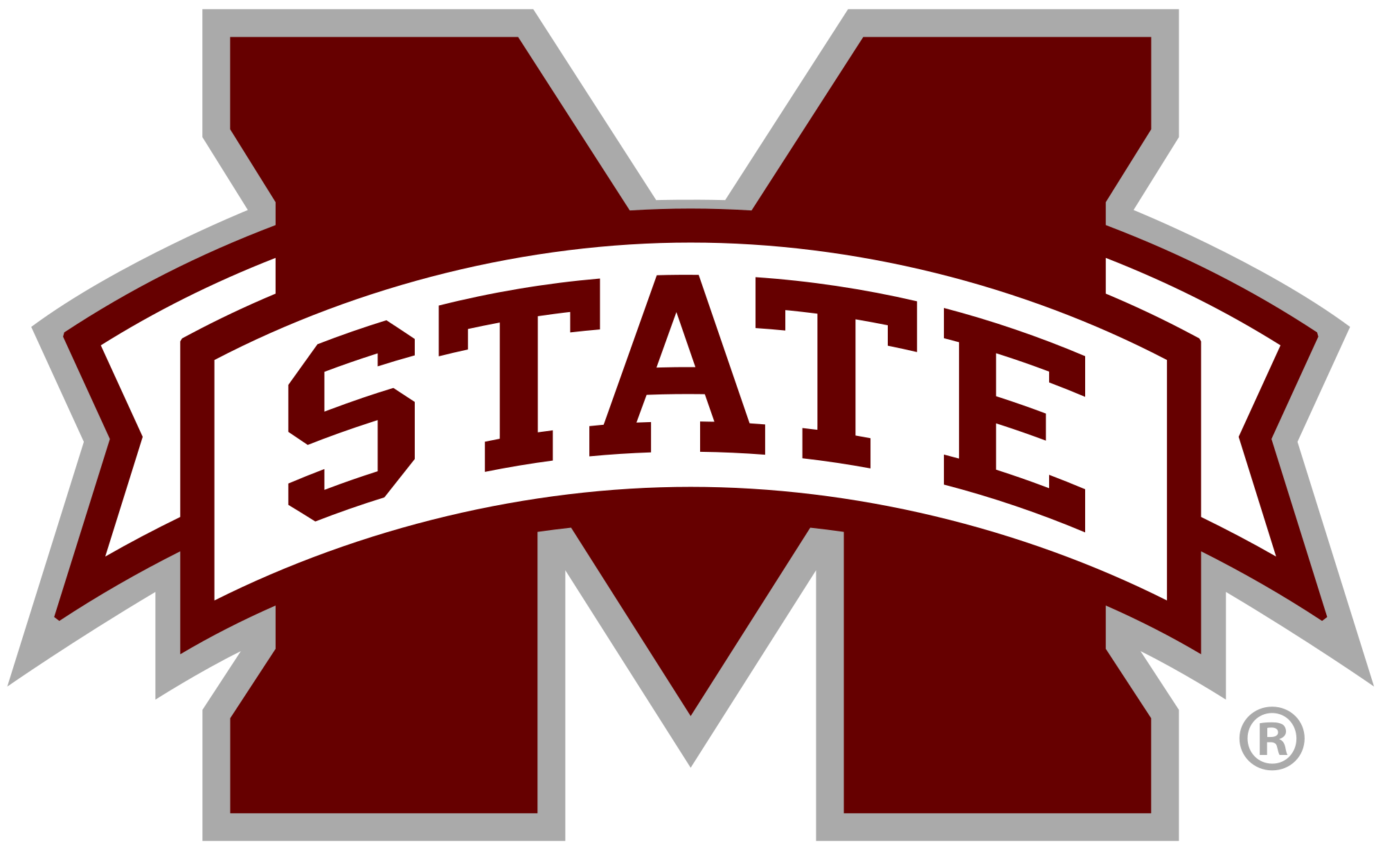 Maroon Football Logo - Mississippi State Bulldogs logo.svg
