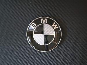 Carbon Fiber BMW Logo - BMW Emblems