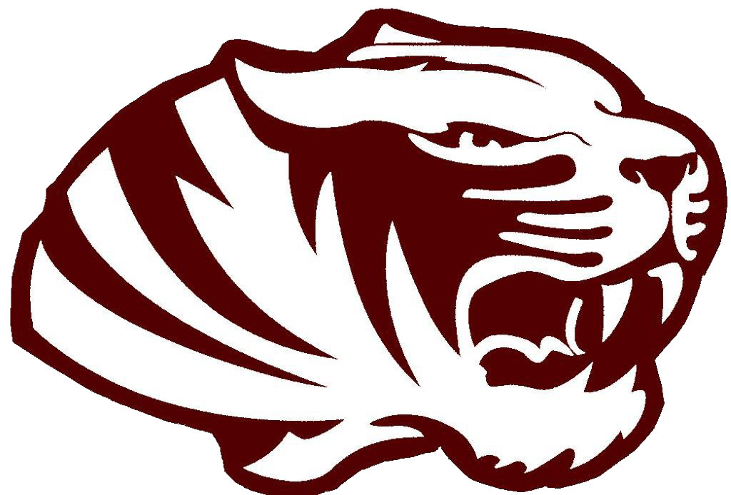 Maroon Football Logo - Silsbee Tigers