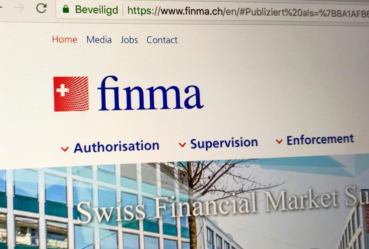 Finma Logo - FINMA: Crypto Startups Can Handle up to $100M Deposits