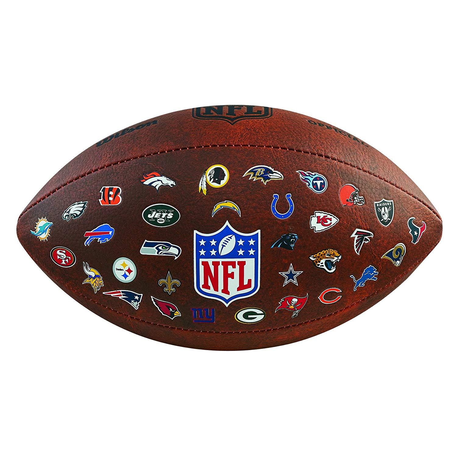 Football Circle Logo - Wilson NFL 32 Team Color Logo Mini Football: Amazon.co.uk: Sports ...