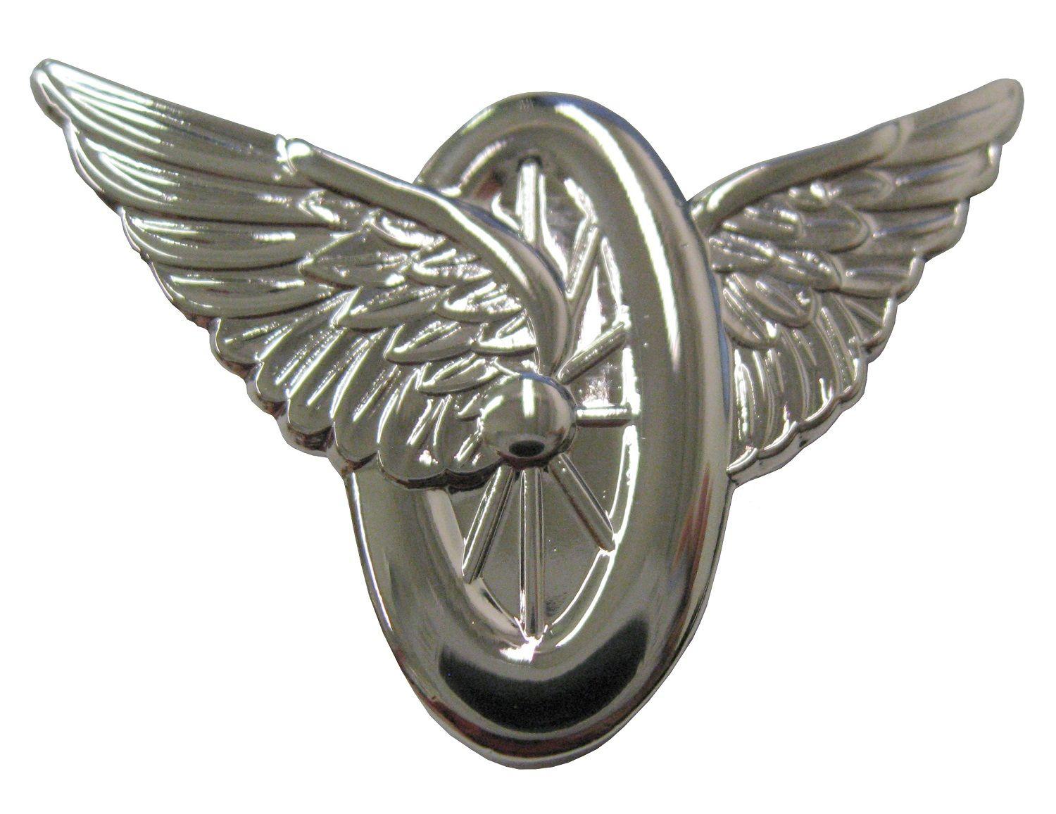 Motor Officer Logo - Motorcycle Officer Wings and Wheel Motorcycle Police Pin - Nickel
