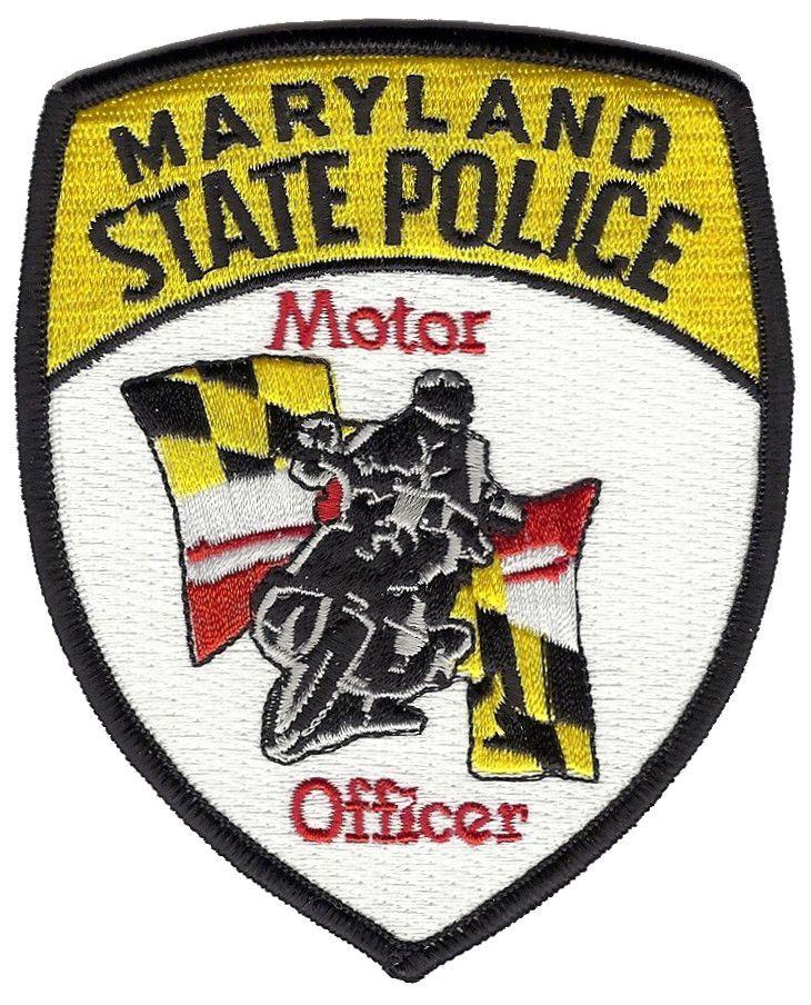 Motor Officer Logo - Maryland State Police Motor Officer Patch