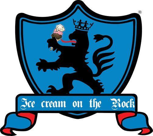 Cream Rock Logo - the logo of Ice Cream On The Rock, Vadodara